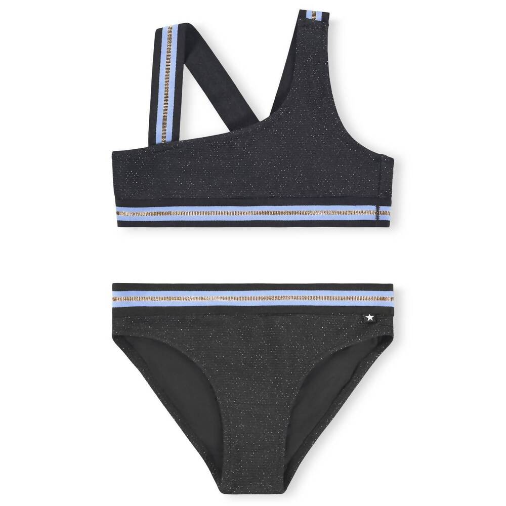 NEW MOLO girls nicola swimsuit in black glitter